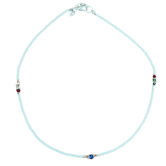 Nepalese Extra Fine Gem Necklace - Pearl & Cut Beads